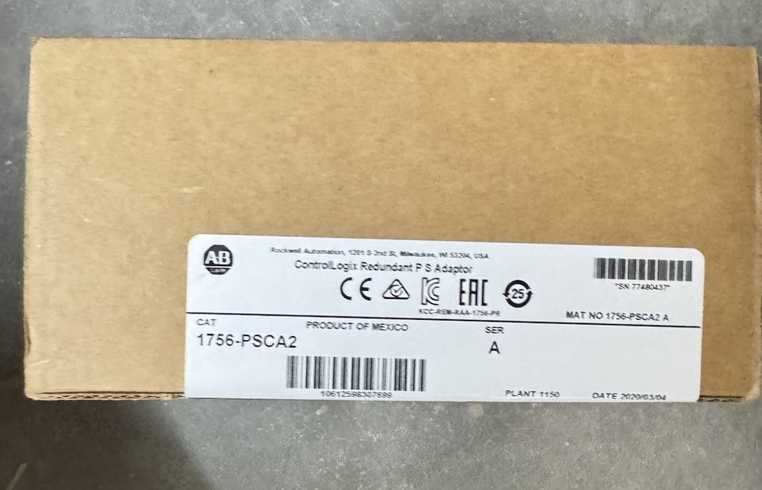 1756-PSCA2 Baharu Allen-Bradley 1756 PSCA2 Pemproses Pengawal PLC 1756PSCA2 AS