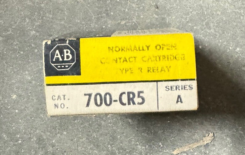 700-CR5 NEW ALLEN BRADLEY CONTACT CARTRIDGE TYPE R RELAY N.O.