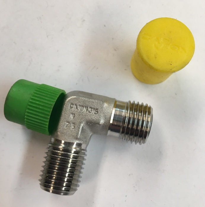 BANYAK 6 Cajun Keluli Tahan Karat 1/4 paip x 1/4 O-ring Muka