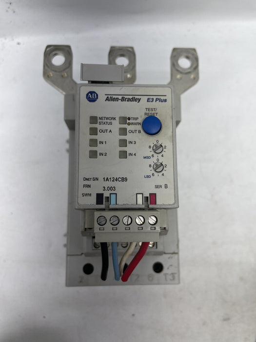 592-EC2ED SIRI B ALLEN BRADLEY E3 PLUS LEBIH BEBAN 592EC2ED /B 18-90A