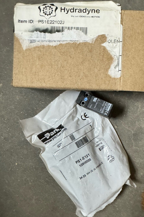 1238566 PARKER PS1E22102J / PS1E22102J PS1-E121 + P2E-KS32B1 HYDRADYNE NO 12VDC