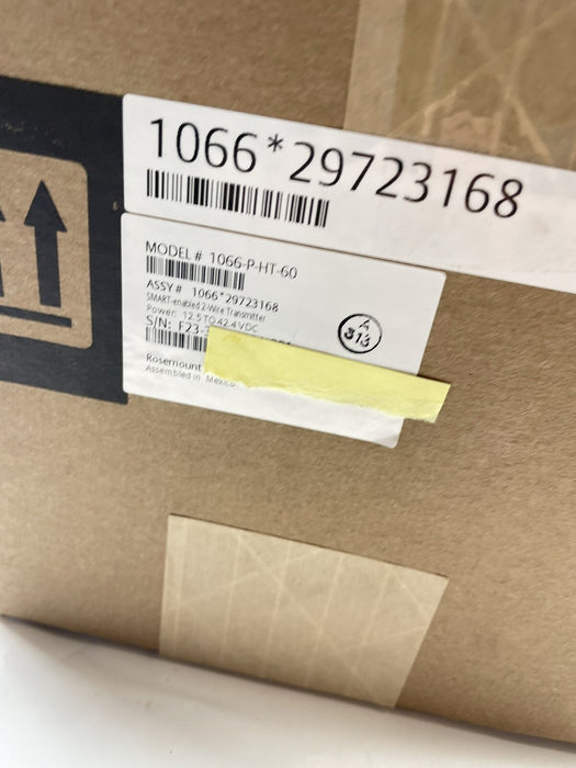 1066-P-HT-60 NUEVO TRANSMISOR EMERSON ROSEMOUNT 1066 PH/ORP ALIMENTADO POR BUCLE