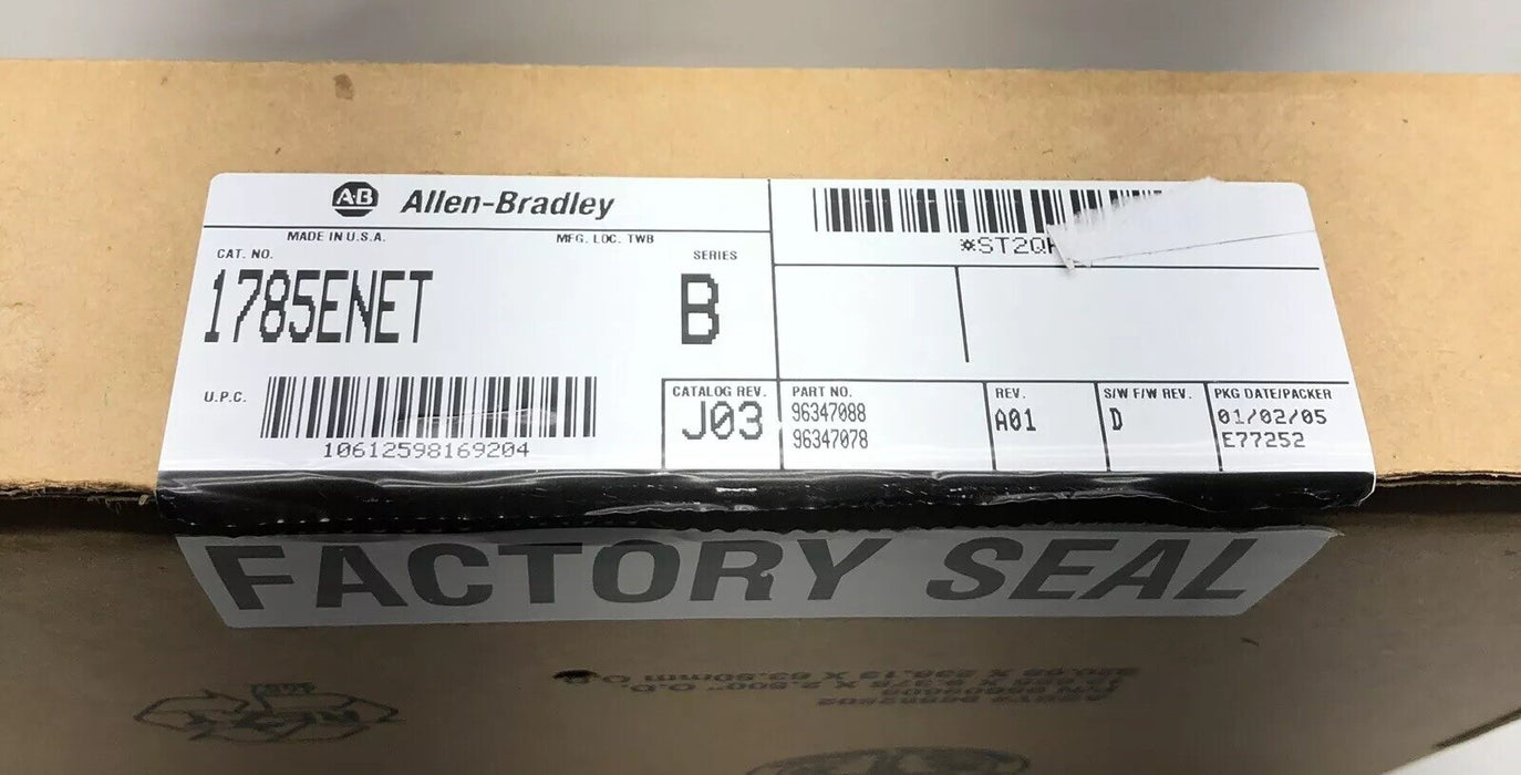 Kad Ethernet Allen-Bradley 1785-ENET BARU Siri B 1785ENET NIB 1785ENET/B ENET
