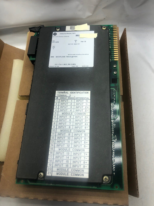 REMAN Allen Bradley 1771-IFE /A PLC-5 Analog Input Module
