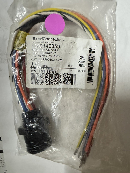 BradConnectivity 1300140050 42805 7P MACHO Recto 12" MINI RECEPTÁCULO 2R7006A20