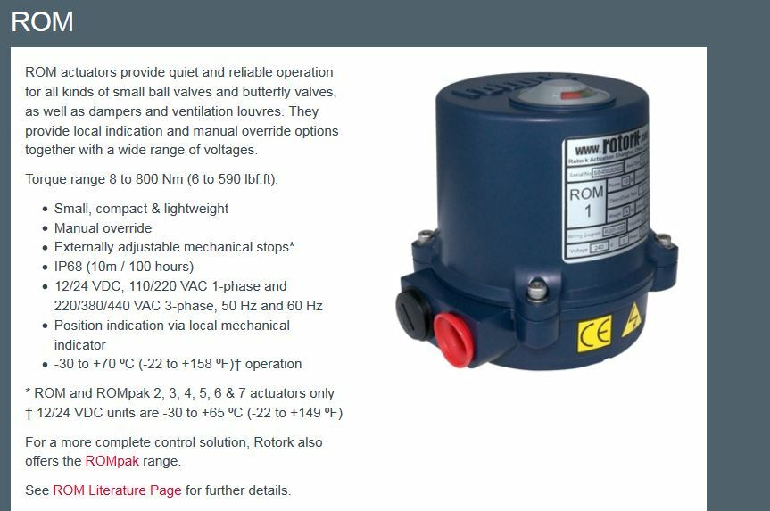 ROM-1 ROM1 24 PENGAKTUATOR VDC TERSELES BARU ROM1F24 YS11-00 ROM-1F24 kawalan