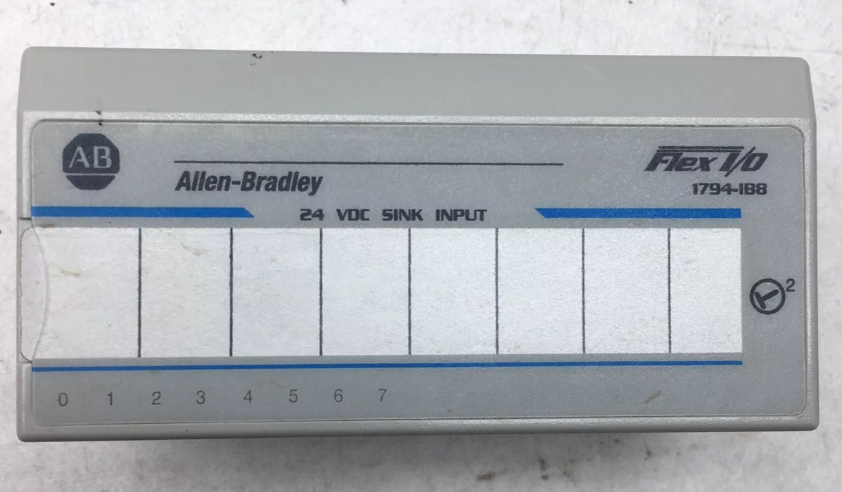 ALLEN BRADLEY FLEX I/O 1794-IB8 SER UN MÓDULO DE ENTRADA DE DISIPADOR DE 24 VCC