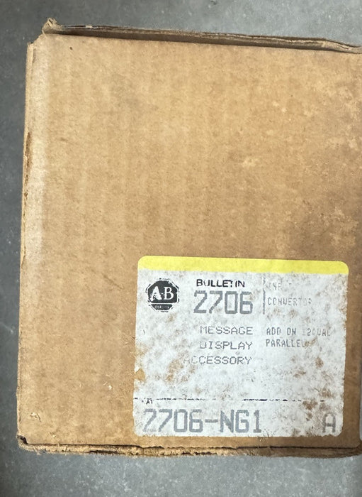 Convertidor de entrada paralelo Allen-Bradley 2706-NG1, 120 V, accesorio Dataliner 2706
