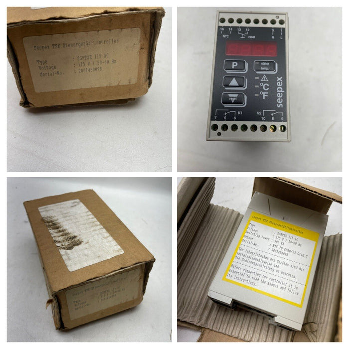 NUEVO CONTROLADOR DE TEMPERATURA CON SENSOR NTC SEEPEX TSE sgrtse DE 115 VCA