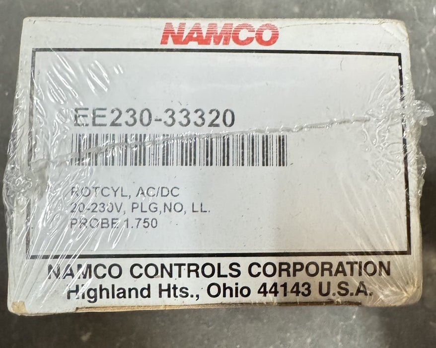 NEW SEALED NAMCO EE230-33320 PXSW ROTCYL AC/DC 20-230V .5A PLG LL PROBE 1.750"