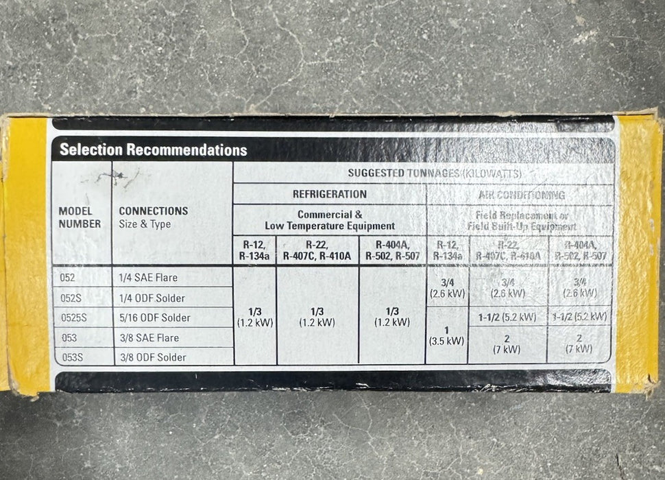 Parker 3/8" Inch ODF Solder LLD-053S Liquid Line Filter-Drier  HVAC 033199-0539