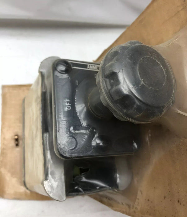INTERRUPTOR SELECTOR DE AMPERÍMETRO GE DE 4 POSICIONES SELLADO EN EL EMBALAJE ORIGINAL