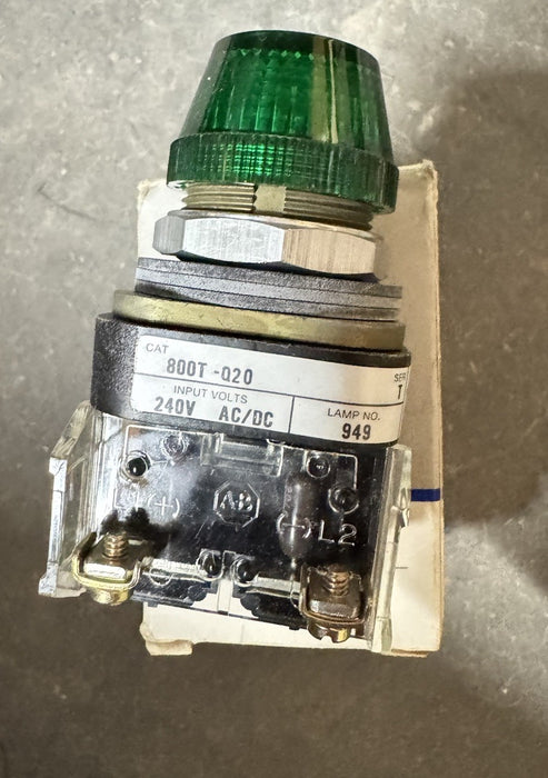 800T-Q20G 800TQ20G BARU DALAM KOTAK ASAL LAMPU JURUTERI HIJAU 240V AC/DC