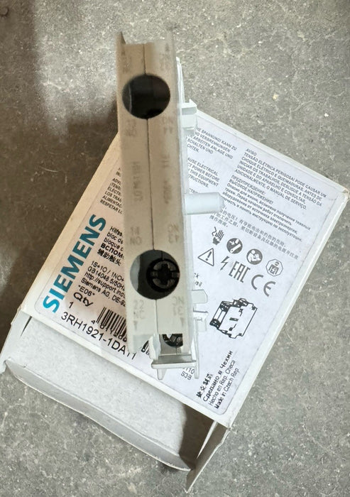 Siemens 3rh1921-1da11 auxiliary switch block free shipping