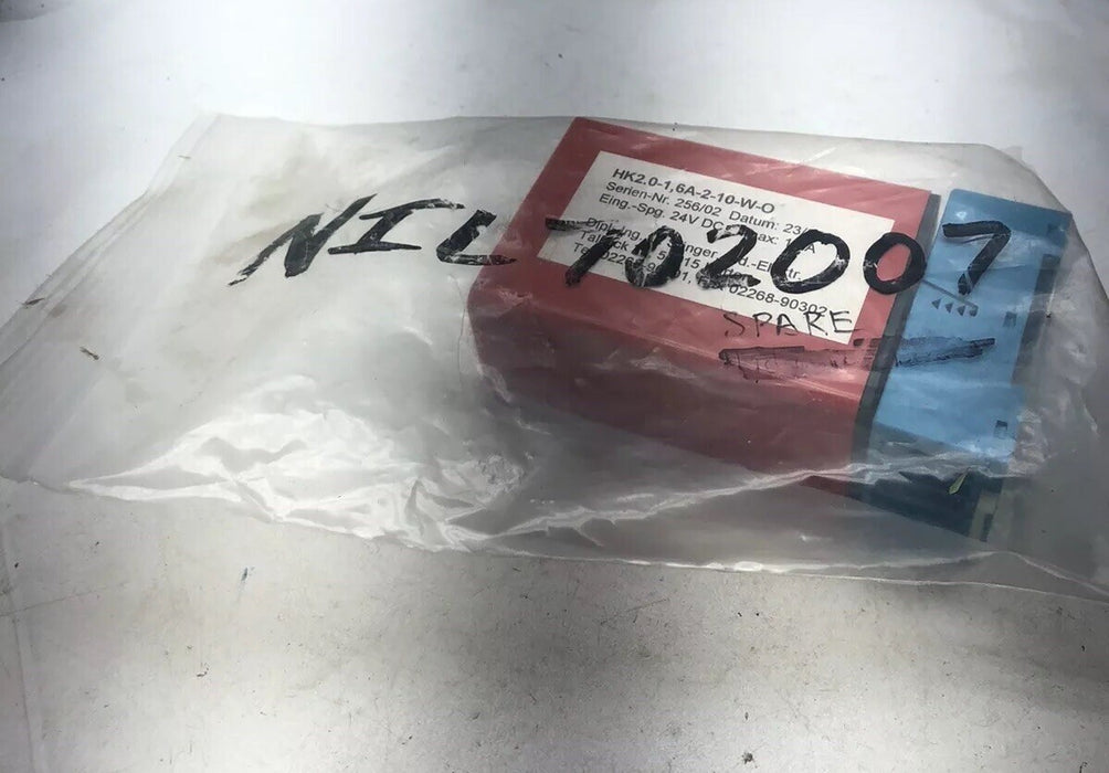 HYDRAULIKKARTE BAHARU HK2.0 HK 2.0-1,6A-2-10-WO SERVO HIDRAULIK RAMP