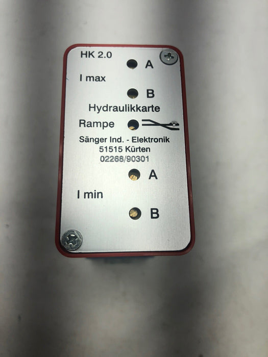 HYDRAULIKKARTE BAHARU HK2.0 HK 2.0-1,6A-2-10-WO SERVO HIDRAULIK RAMP