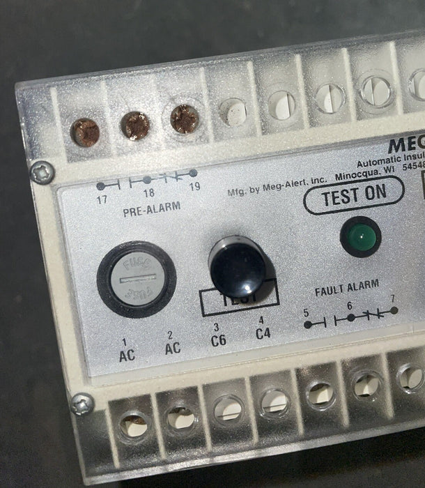 GP500-M MEG ALERT COMPROBADOR DE AISLAMIENTO AUTOMÁTICO NUEVO SIN USAR SALIDA DE 500 VCC DISPARO DE 1,5 M