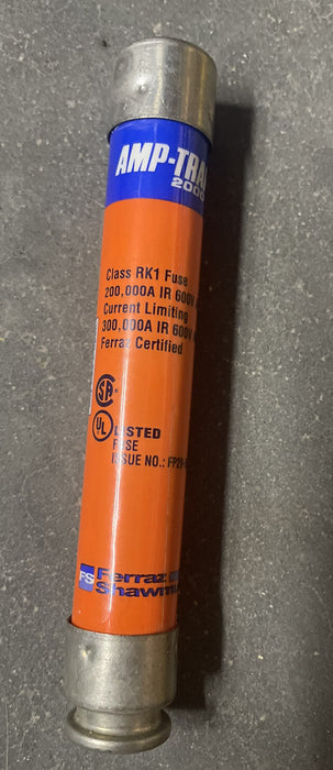 FUSIBLE INTELIGENTE DE PUNTO Ferraz Shawmut A6D15R 600 V CA AMP-TRAP CON RETARDO DE TIEMPO DE DOBLE ELEMENTO