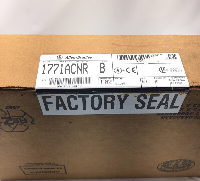 1771-ACNR /B NEW SEALED Allen Bradley Two-port Redundant Media ControlNet