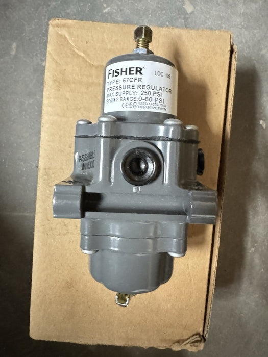 Nuevo regulador Fisher 67CFR fs 67cf-1663-38656, envío rápido, punta de 0-60 psi