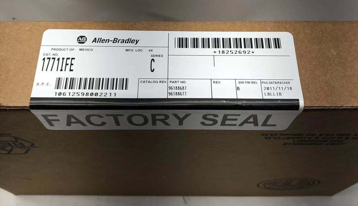 BAHARU ALLEN-BRADLEY 1771-IFE SER C PLC-5 Input Analog 4-20ma 0-20ma DLL