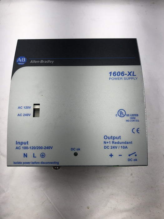FUENTE DE ALIMENTACIÓN ALLEN-BRADLEY 1606-XL240DR DE 24 VCC VERSIÓN REDUNDANTE N+1