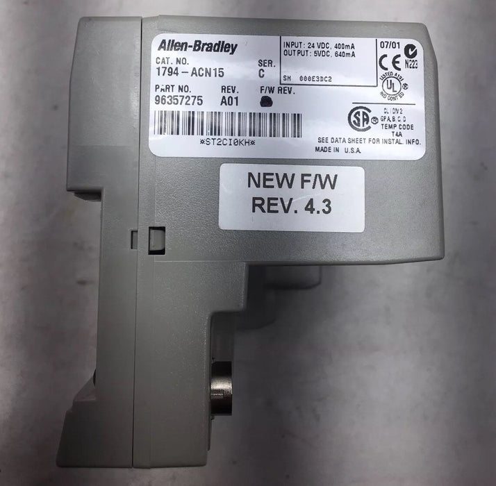 Adaptador de red de control de E/S flexible Allen Bradley 1794-ACN15