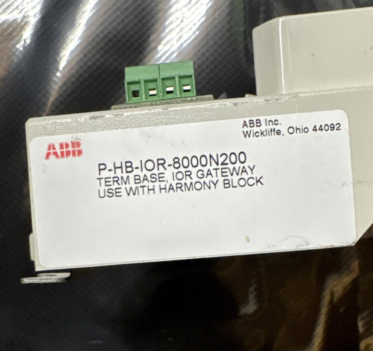 Base de montaje para puerta de enlace de E/S Harmony S800 IOR800 ABB PHBIOR8000N200 IOR800 DCS S+