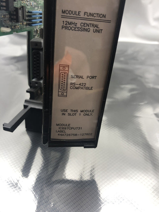 CPU GE FANUC / HONEYWELL IC697CPU731 CPU 731 UNIDAD DE PROCESAMIENTO GENIUS 12 MHz