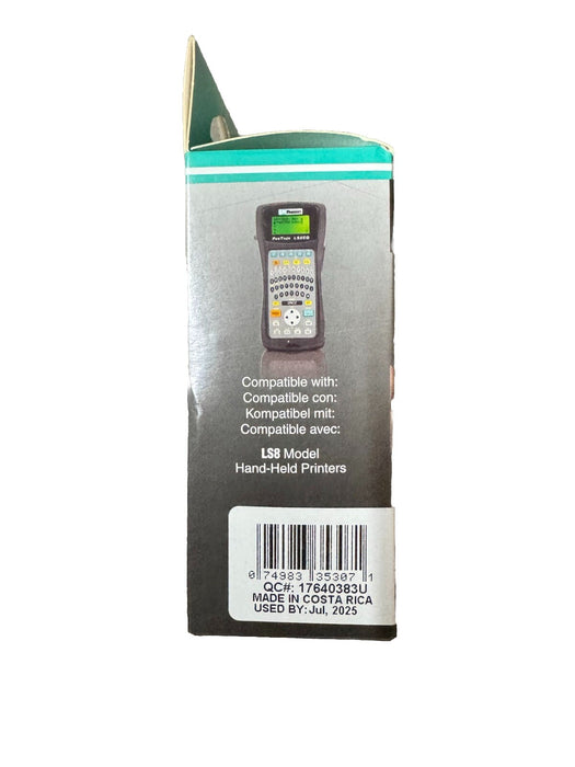 S100X400VAC NEW PANDUIT P1 LABEL CASSETTE 1" X 4.0" X 1" BLACK ON WHITE SELF LAM