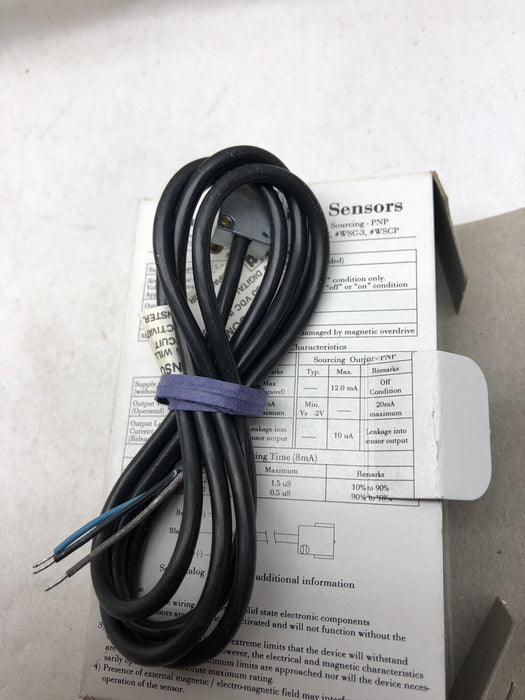 NUEVOS SENSORES DE LÍMITE WSC COMTRONIC DE FUENTE DE CORRIENTE COMPACTA CON SALIDA 5-30 VCC PNP