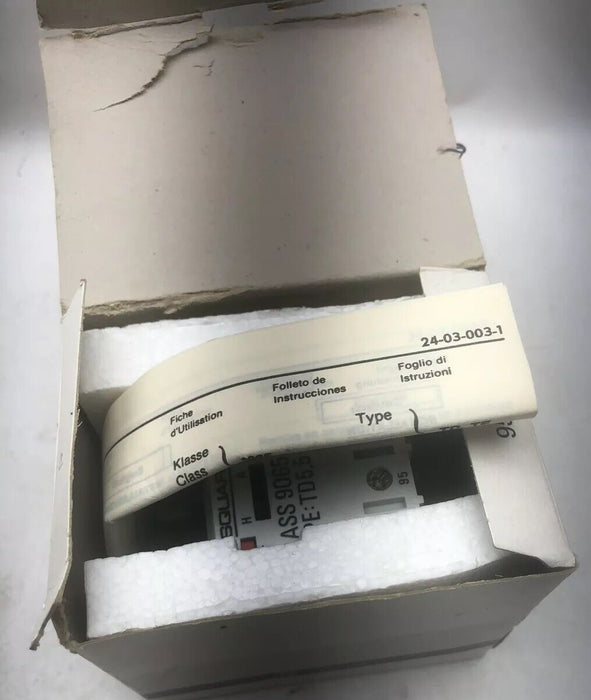 RELÉ DE SOBRECARGA TÉRMICA NUEVO CUADRADO D 9065 TD 5.5 NIB 5.5A A 8A