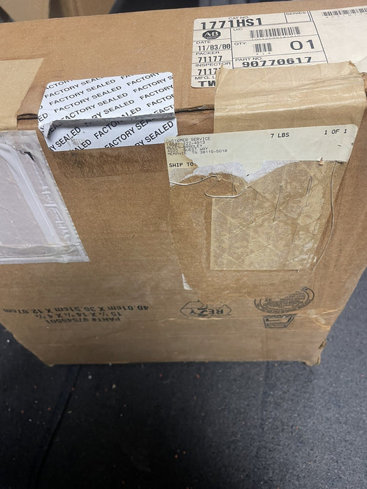 ALLEN BRADLEY LEA NUEVO CONTROLADOR SERVO 1771-HS1 SELLADO
