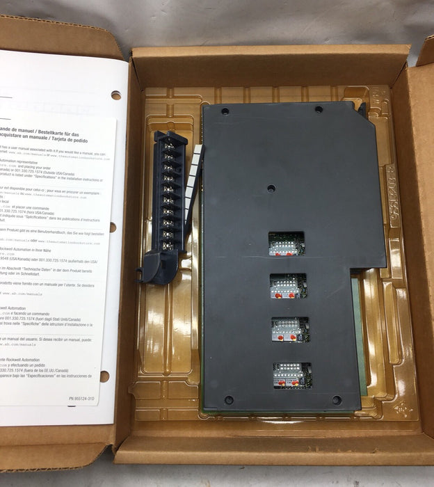 Nuevo módulo de salida analógica Allen Bradley 1771-OFE2 de 4 canales (NIB) de 4-20 mA