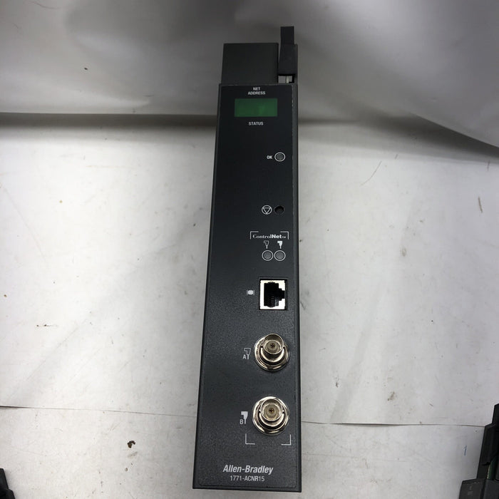Adaptador de E/S Controlnet 1771-ACNR15 de ALLEN BRADLEY para sistemas PLC-5 1771-ACNR15 B