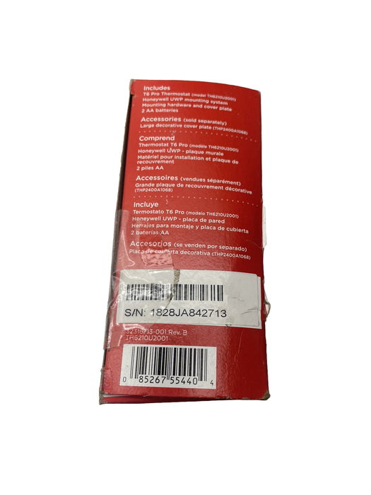 HONEYWELL HOME T6 PRO TERMOSTA BOLEH DIPROGRAM HVAC TH6220U2000