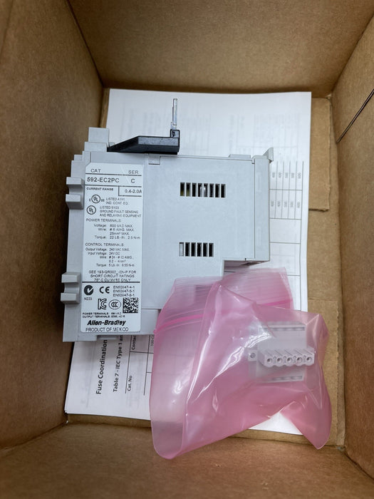 E3 Plus NUEVO 592-EC2PC RELÉ DE SOBRECARGA ALLEN BRADLEY 592EC2PC /C .4-2 Amp NIB