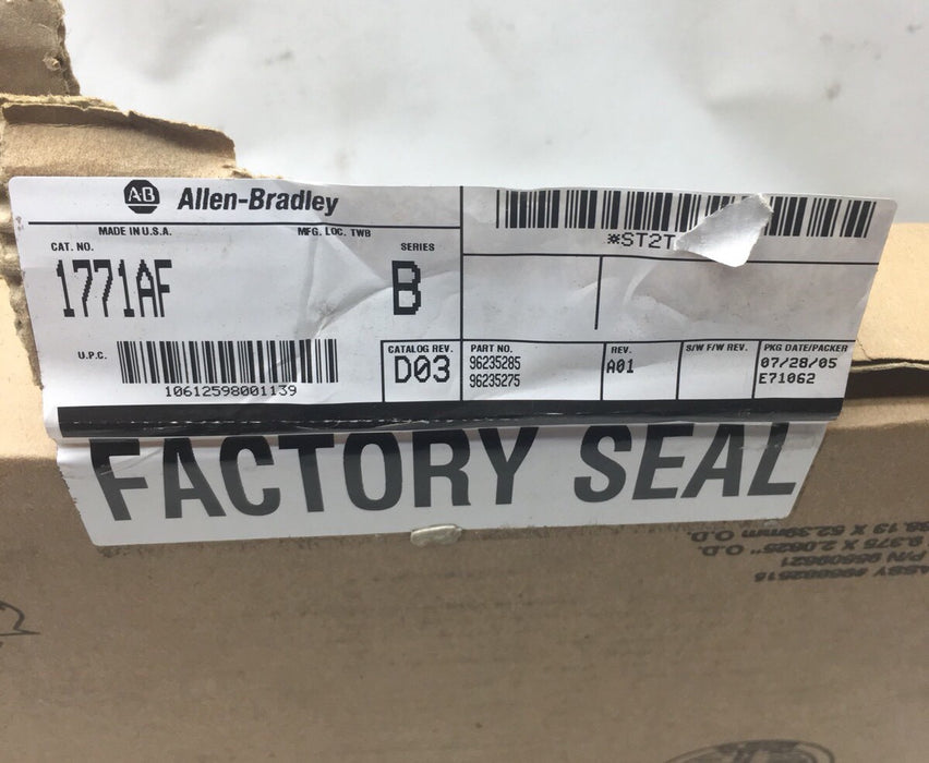 NUEVO CONVERTIDOR DE FIBRA ALLEN BRADLEY 1771-AF 2005 PUNTA