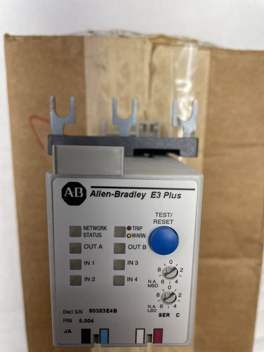 E3 Plus NUEVO 592-EC2PC RELÉ DE SOBRECARGA ALLEN BRADLEY 592EC2PC /C .4-2 Amp NIB
