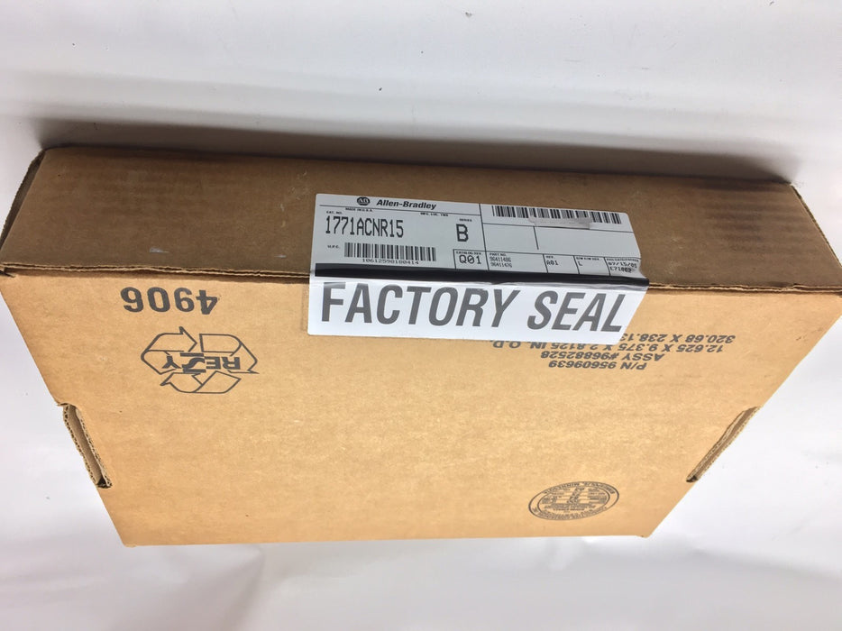 TERSELESAI BARU 1771ACNR15 ALLEN BRADLEY 1771-ACNR15 Penyesuai Rangkaian Kawalan PLC-5