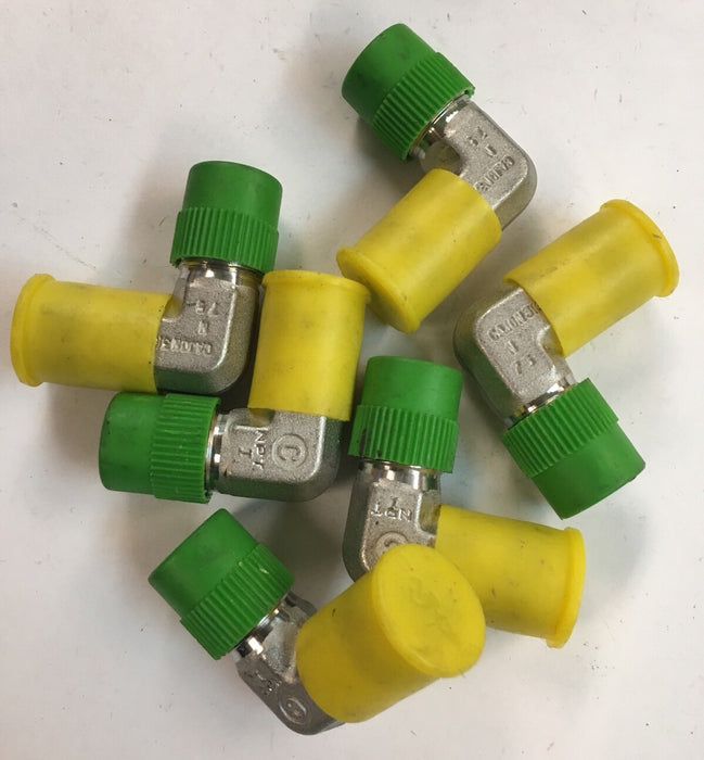 LOTE DE 6 tubos de acero inoxidable Cajun de 1/4" x cara de junta tórica de 1/4"