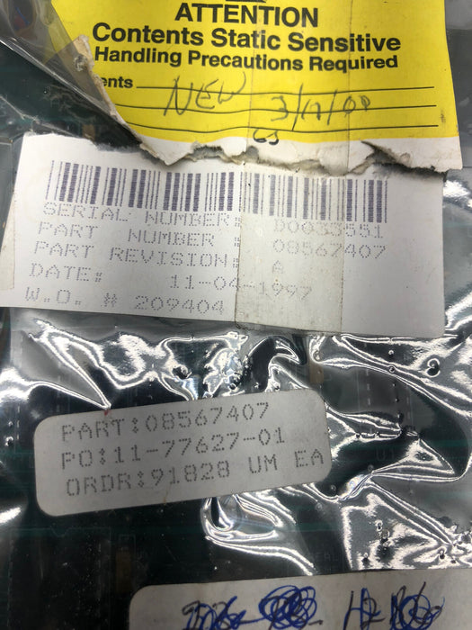 NUEVO Honeywell MeasureX PN 08567407 PCB MPU CONTROLADOR II 05365800 053658-00