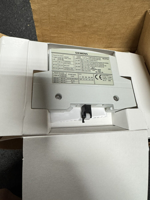 49LCPP2A SIEMENS CLASS LC LIGHT CONTACTOR 2 TIANG NO 30 AMP