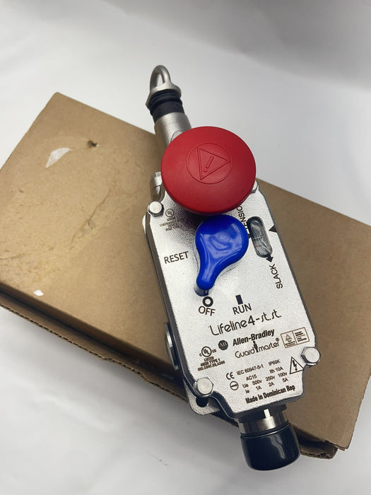 NUEVO 440E-L22BNSL INTERRUPTOR DE CUERDA DE ACERO INOXIDABLE GUARDMASTER LIFELINE 4 ALLEN BRADLEY