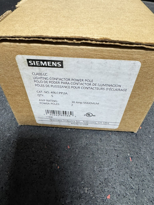 49LCPP2A SIEMENS CLASS LC LIGHT CONTACTOR 2 TIANG NO 30 AMP