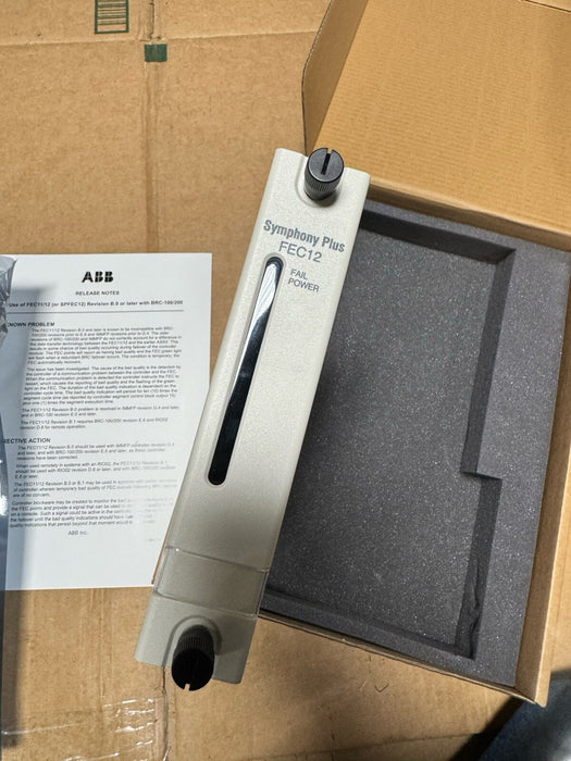 SPFEC12 NEW ABB HR FIELD EQUIPMENT COMMUNICATION MODULE SYMPHONY PLUS ANALOG IN