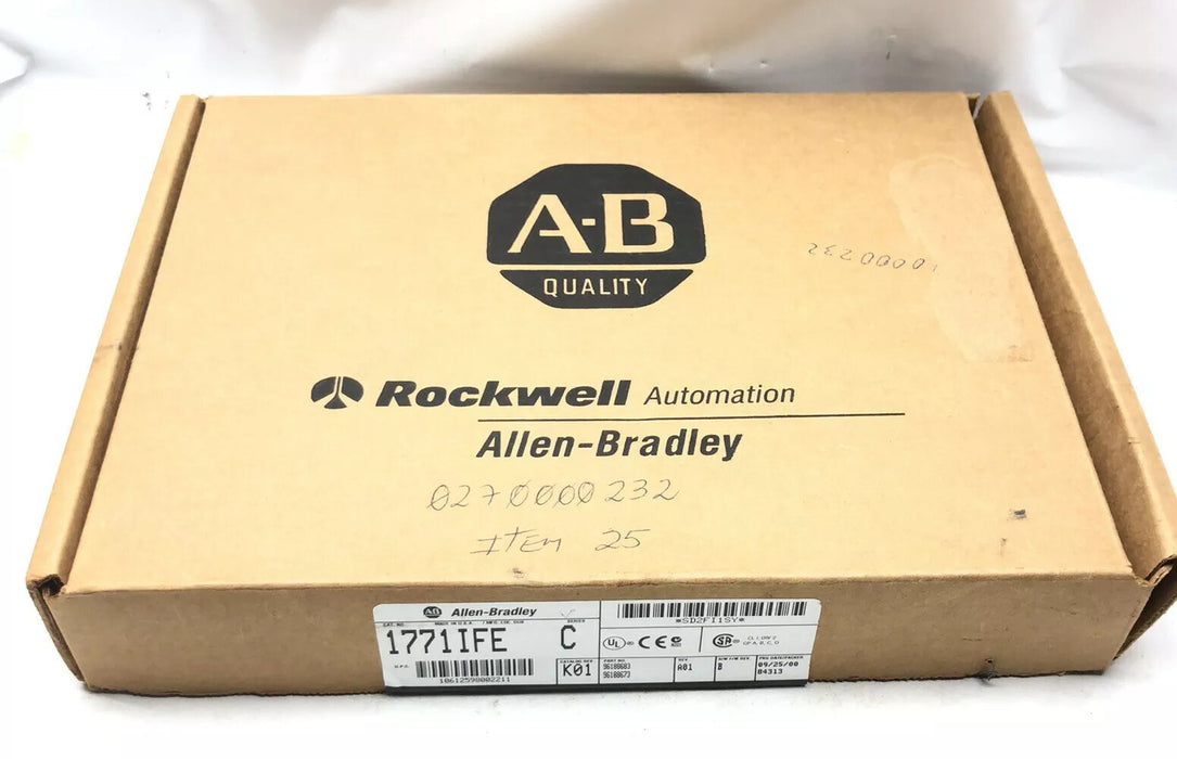 NEW READ PLC-5 1771-IFE /C Analog Input Allen Bradley Rockwell