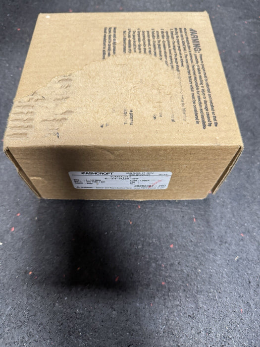 45-1279-SSL-02L-600# ASHCROFT 1279 BELLOWS GAUGE 0-600PSI SOLID FACE GLISERINE
