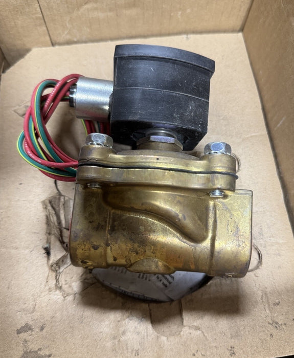 VÁLVULA SOLENOIDE A PRUEBA DE EXPLOSIONES EF8210G054 ASCO REDHAT 120 V 2 W 1" NC 27614-032-D
