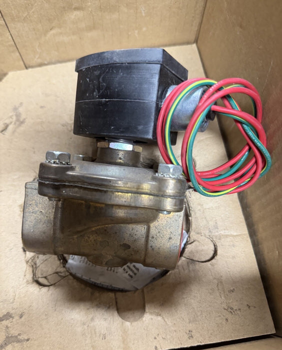 VÁLVULA SOLENOIDE A PRUEBA DE EXPLOSIONES EF8210G054 ASCO REDHAT 120 V 2 W 1" NC 27614-032-D